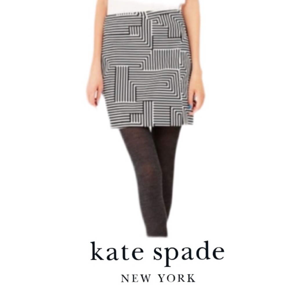 KATE SPADE Saturday | Geometric Mini Skirt Office Cocktail Festival Summer Beach